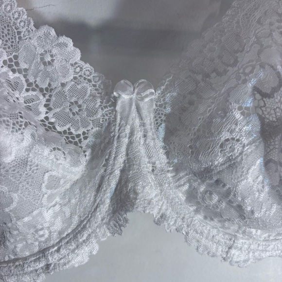WONDERBRA Sz 38D White Sophisticated Lace Bra Underwire Full Support NEW. - Picture 3 of 8